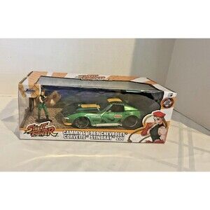 Street Fighter 1:24 1969 CORVETTE STINGRAY ZL1 Die-Cast & CAMMY Figure #30837